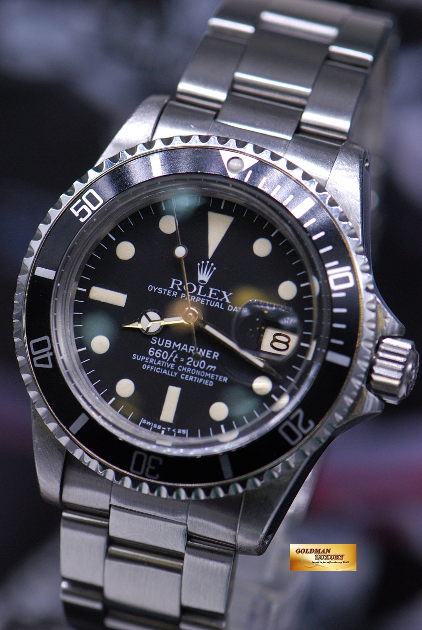 [SOLD] ROLEX OYSTER PERPETUAL WHITE SUBMARINER MATTE DIAL 1680 (VINTAGE)