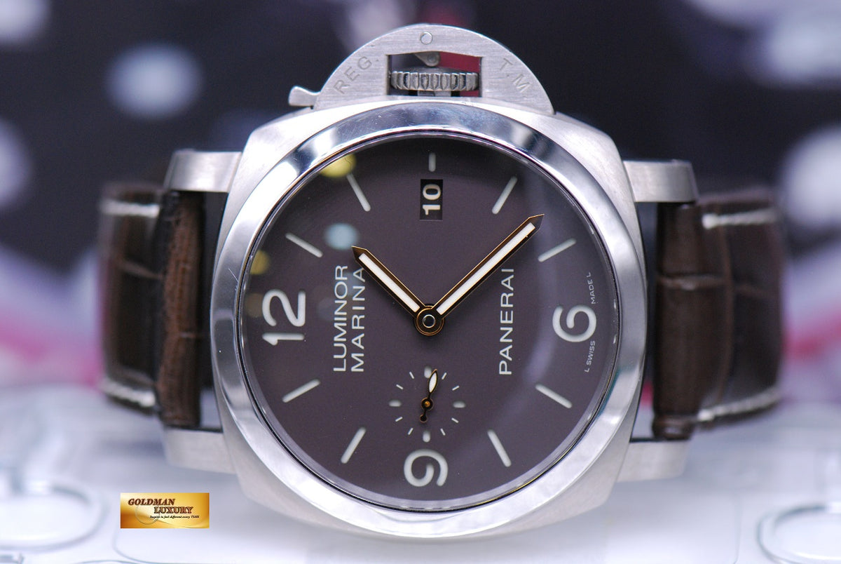[SOLD] PANERAI LUMINOR MARINA 44mm TITANIUM 1950 CASE PAM 351 AUTOMATIC (NEAR MINT)