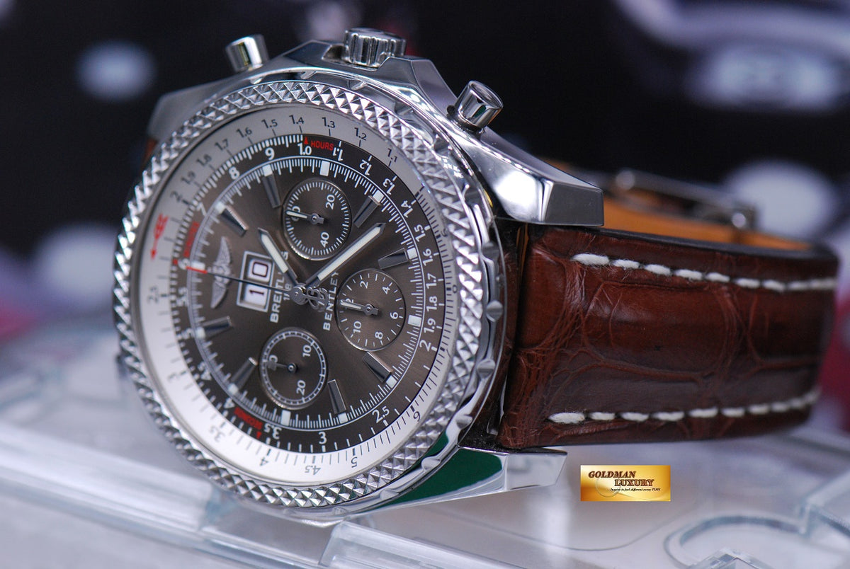 [SOLD] BREITLING BENTLEY 6.75 CHRONOGRAPH GREY DIAL 47mm AUTOMATIC A44362 (MINT)