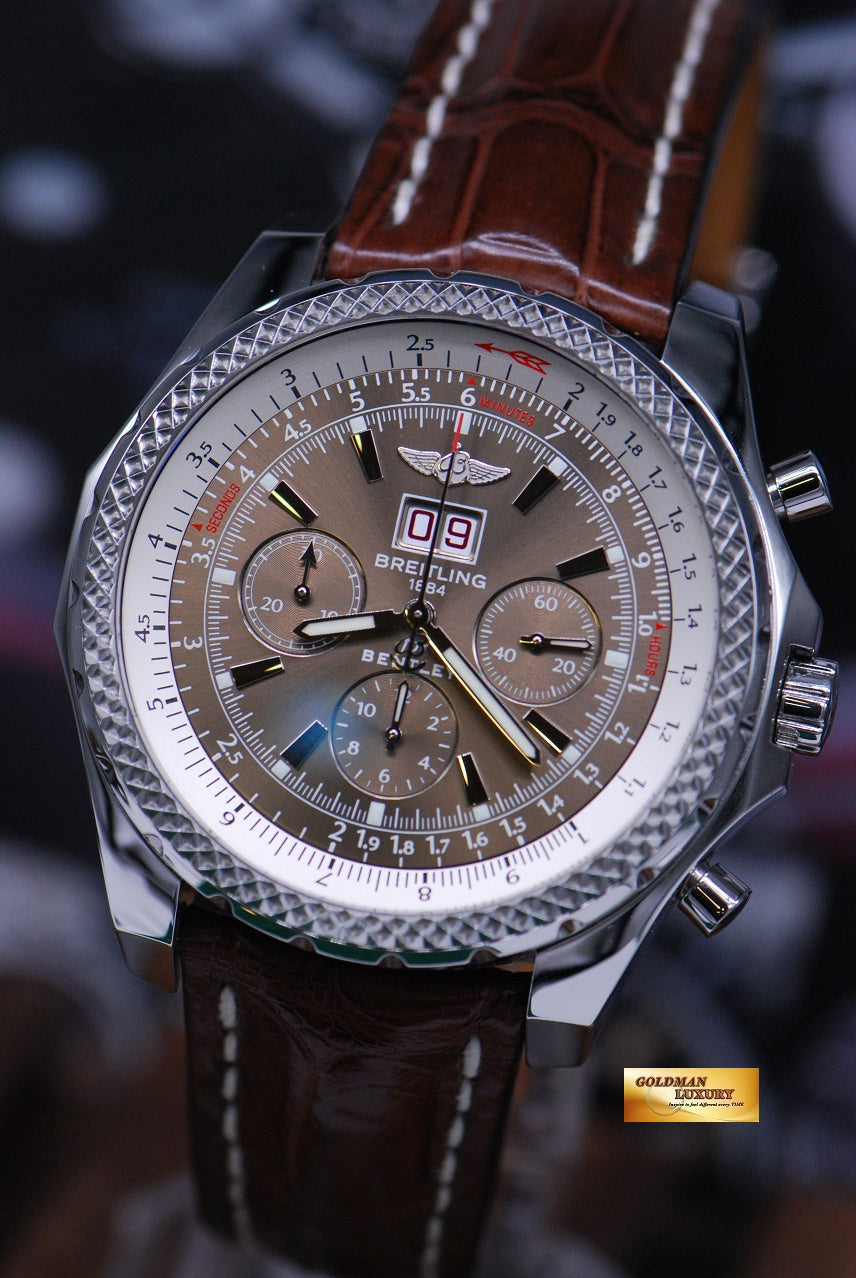 [SOLD] BREITLING BENTLEY 6.75 CHRONOGRAPH GREY DIAL 47mm AUTOMATIC A44362 (MINT)