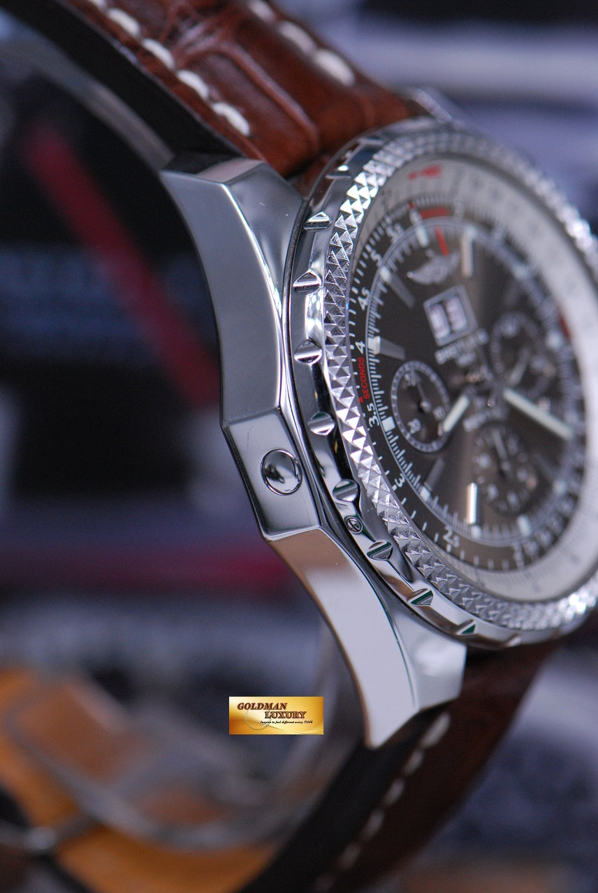[SOLD] BREITLING BENTLEY 6.75 CHRONOGRAPH GREY DIAL 47mm AUTOMATIC A44362 (MINT)