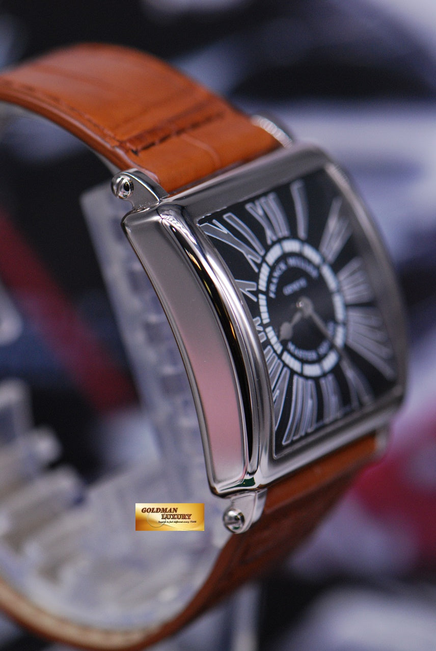 [SOLD] FRANCK MULLER MASTER SQUARE LADIES 18K WHITE GOLD RELIEF QUARTZ 6002M (LNIB)