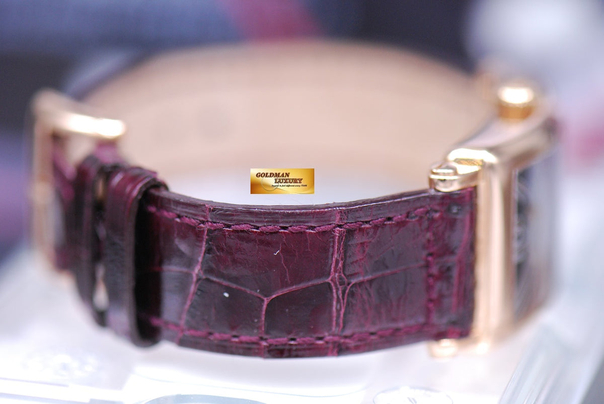 [SOLD] FRANCK MULLER LONG ISLAND LADIES 18K ROSE GOLD RELIEF QUARTZ 902M (MINT)