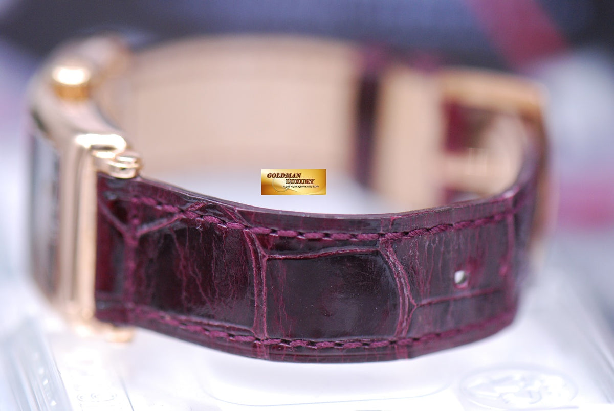 [SOLD] FRANCK MULLER LONG ISLAND LADIES 18K ROSE GOLD RELIEF QUARTZ 902M (MINT)