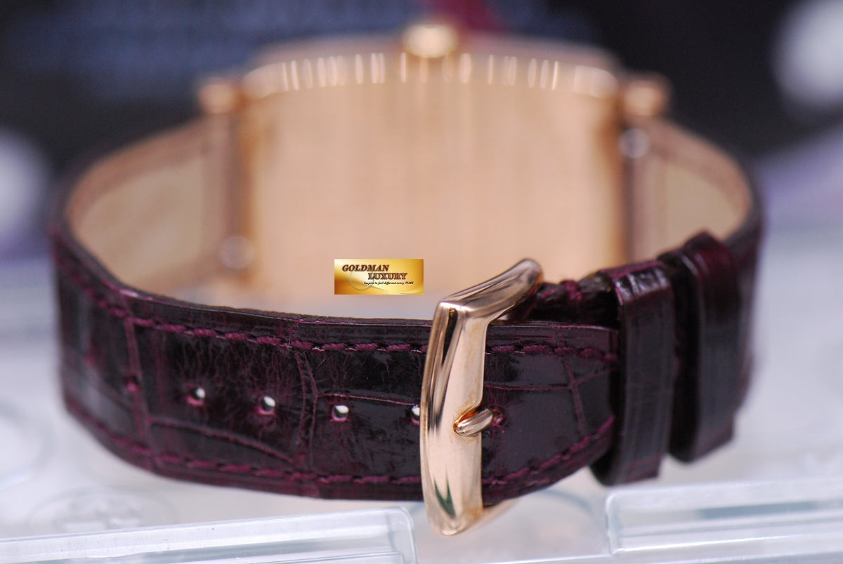 [SOLD] FRANCK MULLER LONG ISLAND LADIES 18K ROSE GOLD RELIEF QUARTZ 902M (MINT)