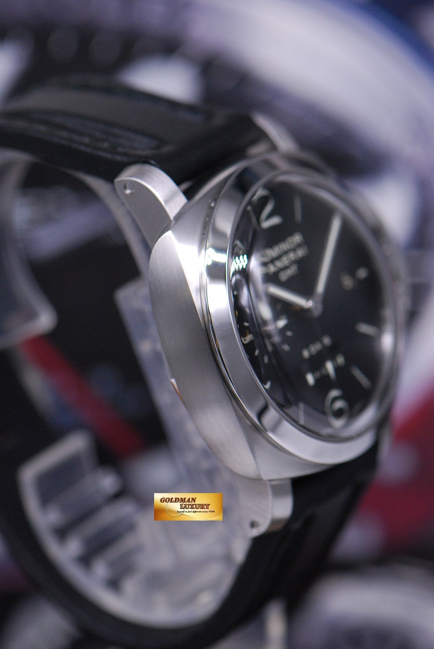 [SOLD] PANERAI LUMINOR GMT 8-DAYS AM/PM DIAL MANUAL WINDING PAM 233 (NOS)