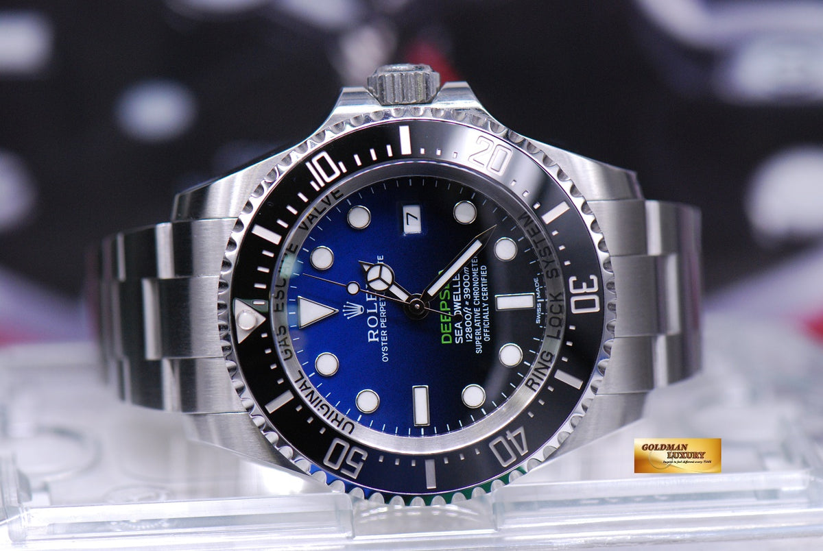 [SOLD] ROLEX OYSTER PERPETUAL DEEPSEA D-BLUE “JAMES CAMERON” 116660 (MINT)