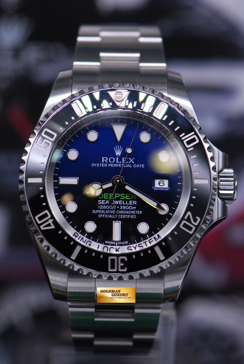 [SOLD] ROLEX OYSTER PERPETUAL DEEPSEA D-BLUE “JAMES CAMERON” 116660 (MINT)