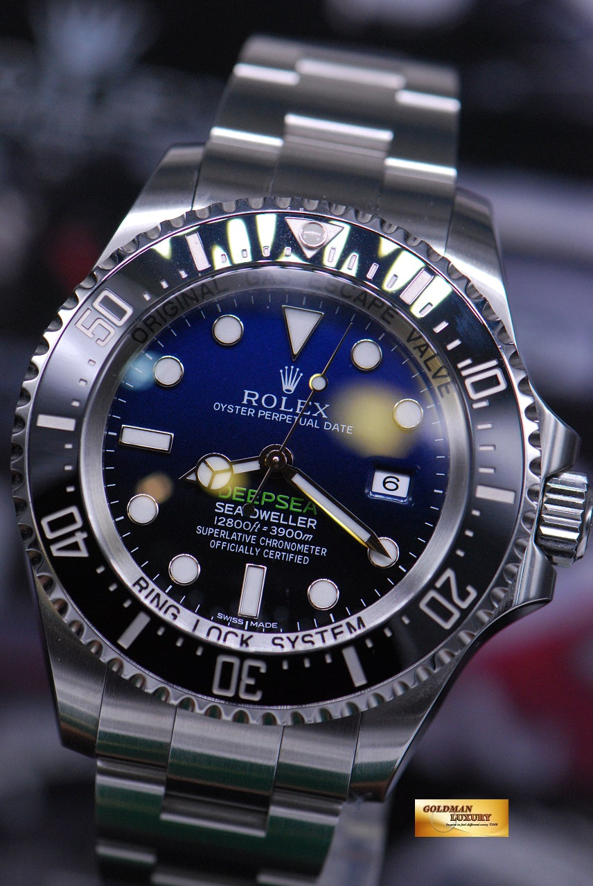 [SOLD] ROLEX OYSTER PERPETUAL DEEPSEA D-BLUE “JAMES CAMERON” 116660 (MINT)