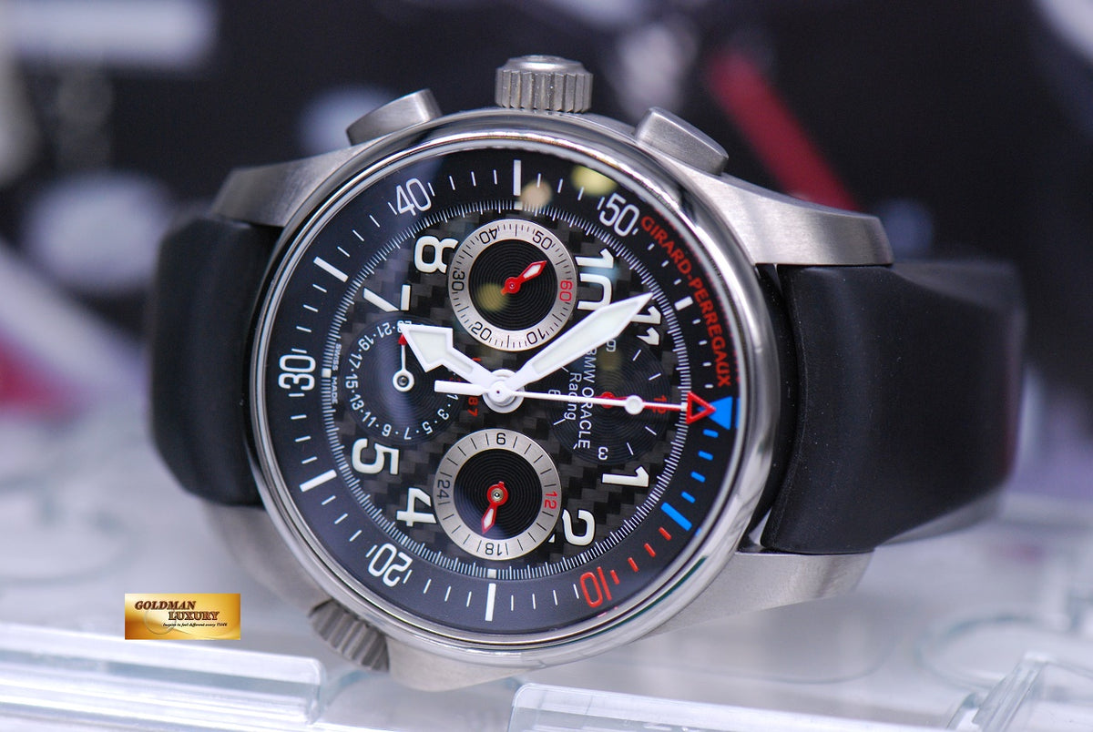 [SOLD] GIRARD PERREGAUX BMW ORACLE RACING USA 87 TITANIUM CHRONOGRAPH AUTOMATIC LIMITED (MINT)
