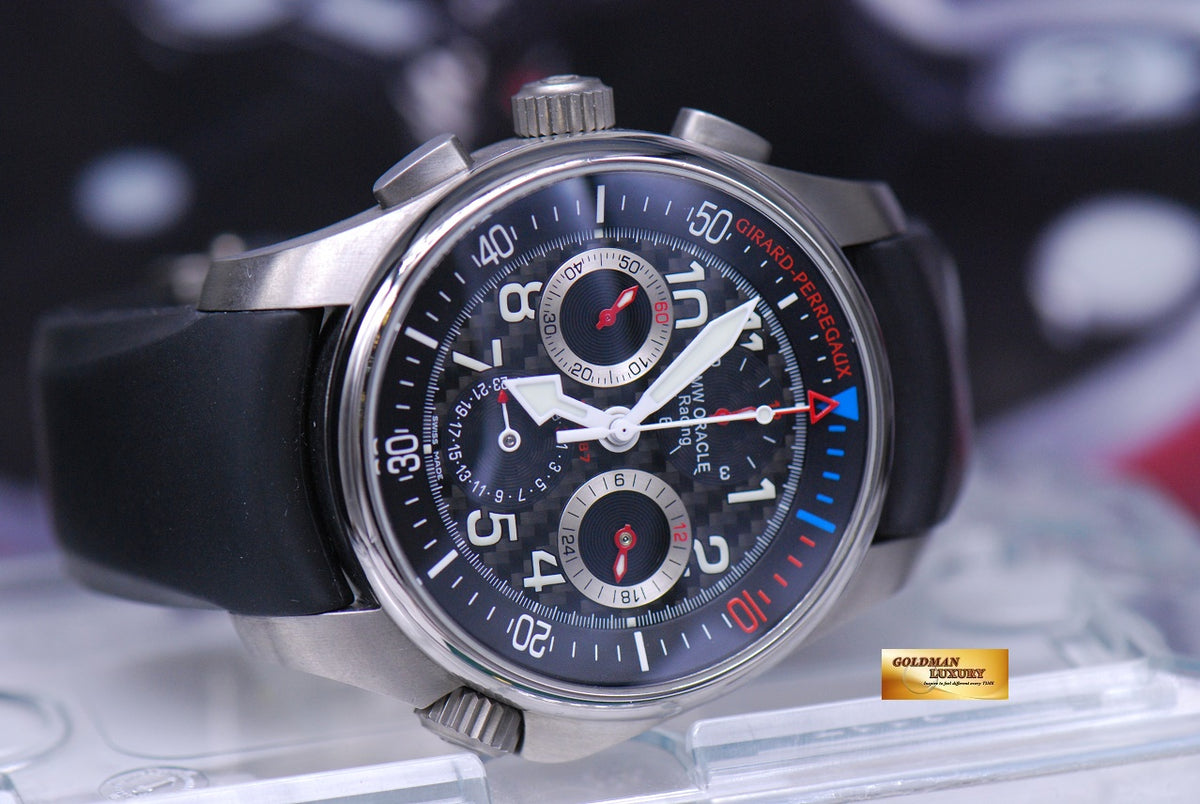 [SOLD] GIRARD PERREGAUX BMW ORACLE RACING USA 87 TITANIUM CHRONOGRAPH AUTOMATIC LIMITED (MINT)