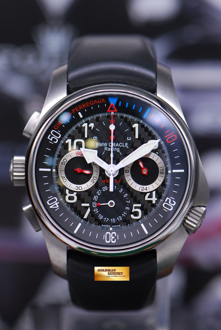 [SOLD] GIRARD PERREGAUX BMW ORACLE RACING USA 87 TITANIUM CHRONOGRAPH AUTOMATIC LIMITED (MINT)