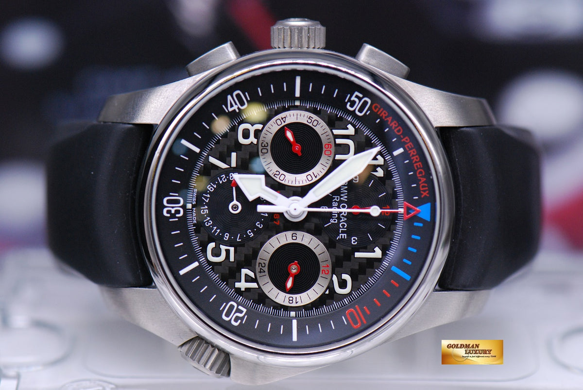 [SOLD] GIRARD PERREGAUX BMW ORACLE RACING USA 87 TITANIUM CHRONOGRAPH AUTOMATIC LIMITED (MINT)