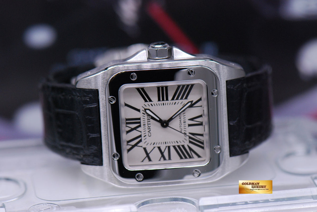 [SOLD] CARTIER SANTOS 100 MIDSIZE AUTOMATIC (NEAR MINT)
