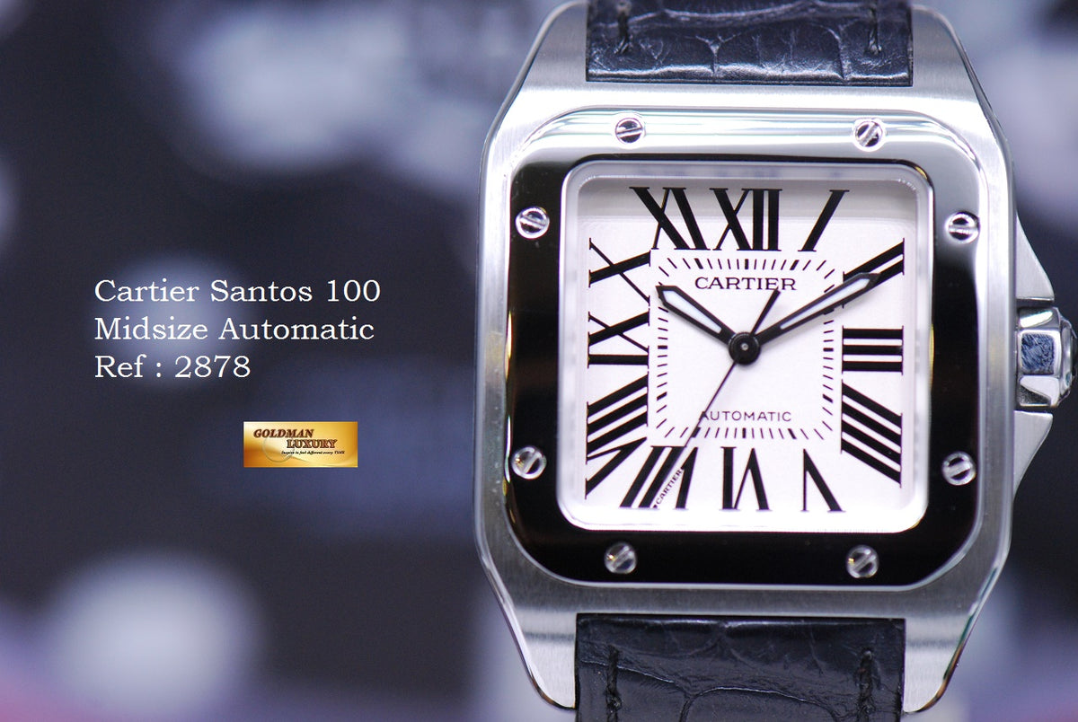 [SOLD] CARTIER SANTOS 100 MIDSIZE AUTOMATIC (NEAR MINT)