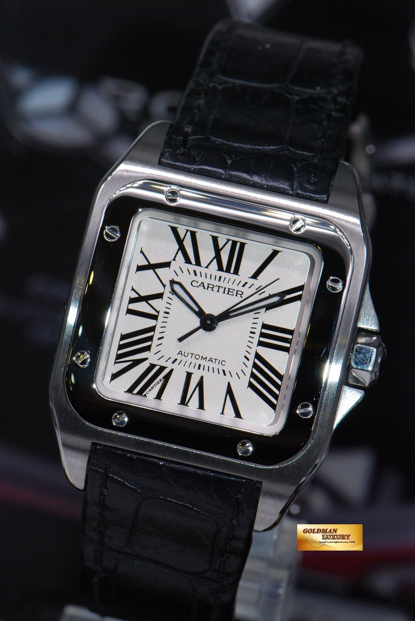 [SOLD] CARTIER SANTOS 100 MIDSIZE AUTOMATIC (NEAR MINT)