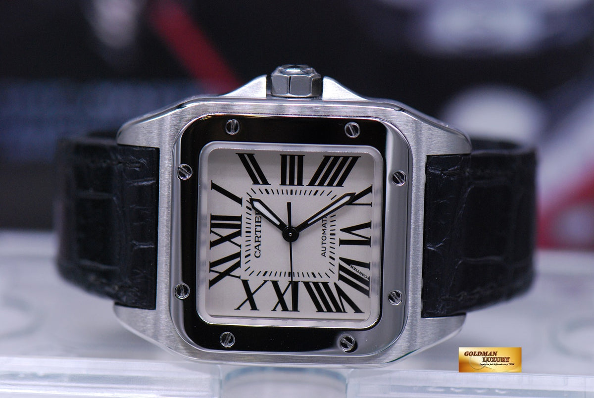 [SOLD] CARTIER SANTOS 100 MIDSIZE AUTOMATIC (NEAR MINT)