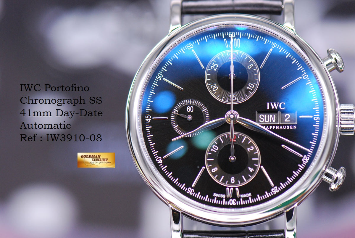 [SOLD] IWC PORTOFINO CHRONOGRAPH 41mm SS AUTOMATIC IW3910-08 (NEAR MINT)