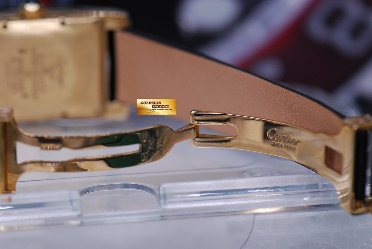 [SOLD] CARTIER TANK AMERICAINE 18K YELLOW GOLD LARGE AUTOMATIC 8172984 (MINT)