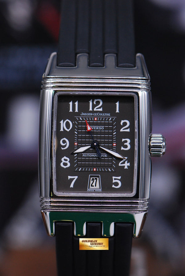 [SOLD] JLC REVERSO GRANDE SPORT AUTOMATIC SS RUBBER 290.8.60 (MINT)