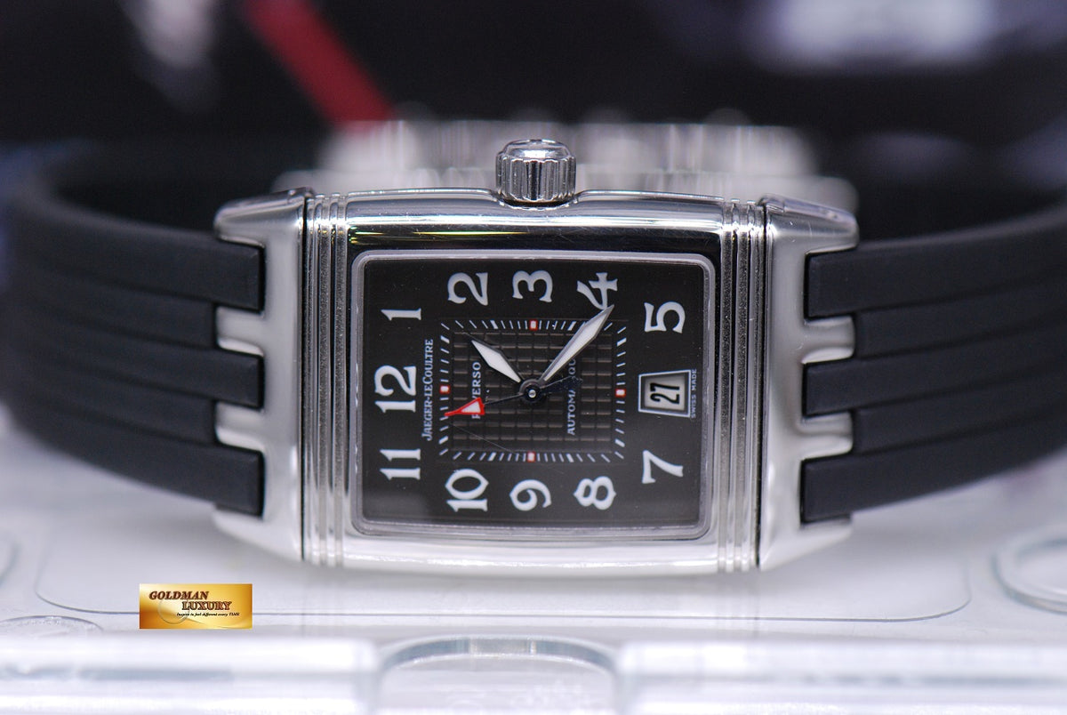 [SOLD] JLC REVERSO GRANDE SPORT AUTOMATIC SS RUBBER 290.8.60 (MINT)