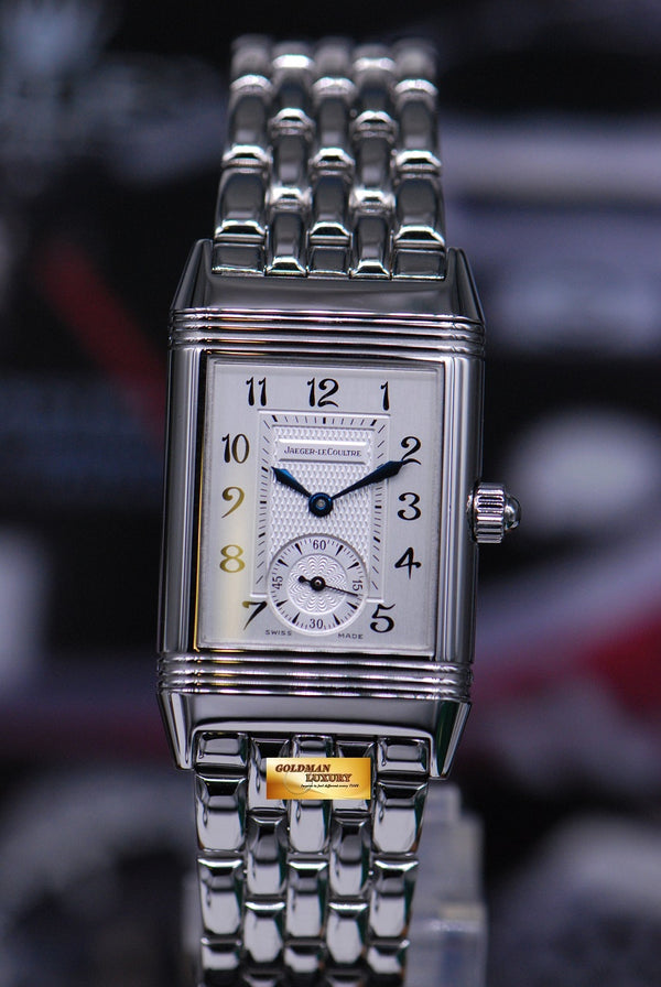 [SOLD] JLC REVERSO DUETTO LADIES DIAMOND MANUAL  WINDING 256.8.75 (MINT)