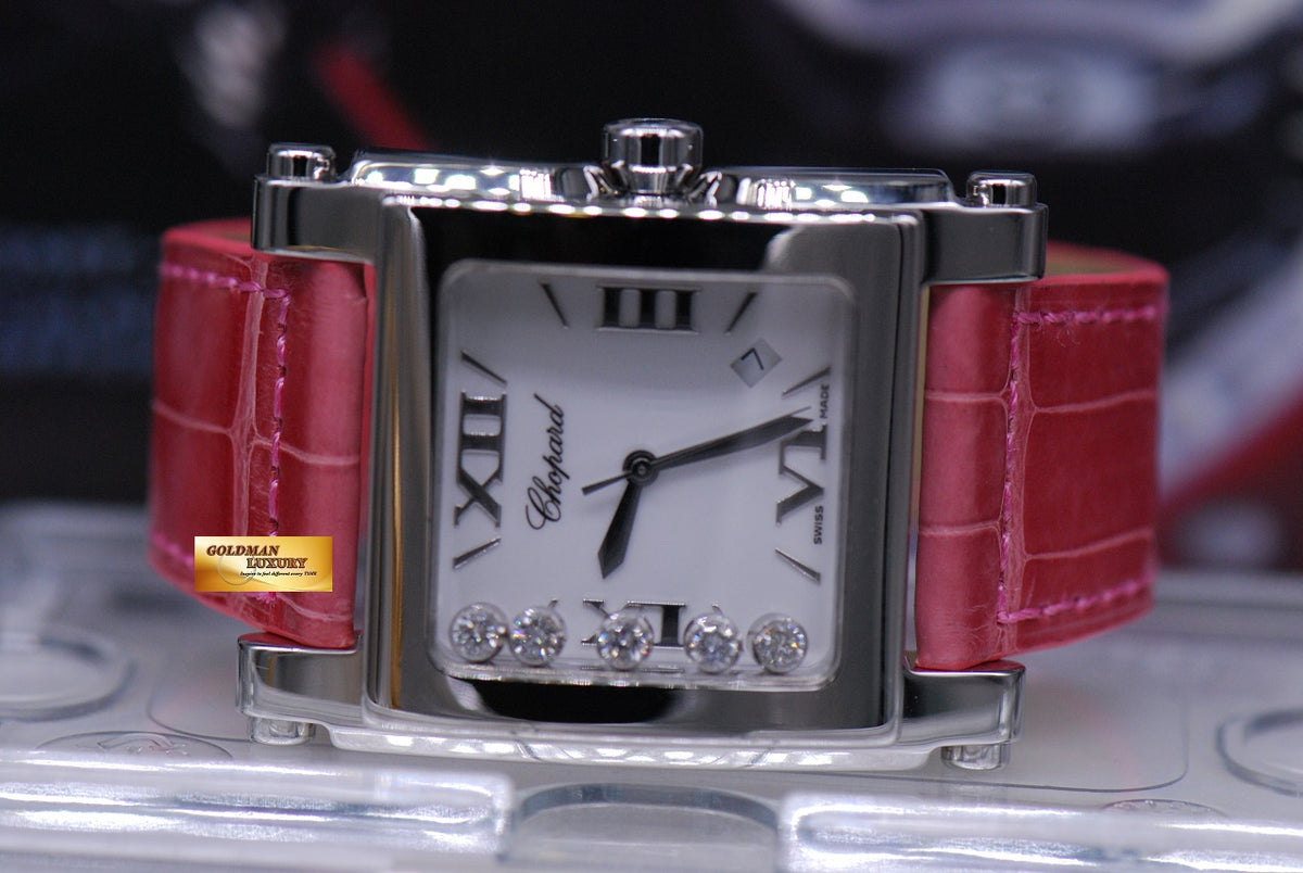 [SOLD] CHOPARD HAPPY SPORT SQUARE XL 5 DIAMOND LADIES QUARTZ (NEAR MINT)