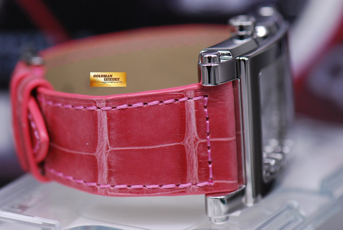 [SOLD] CHOPARD HAPPY SPORT SQUARE XL 5 DIAMOND LADIES QUARTZ (NEAR MINT)