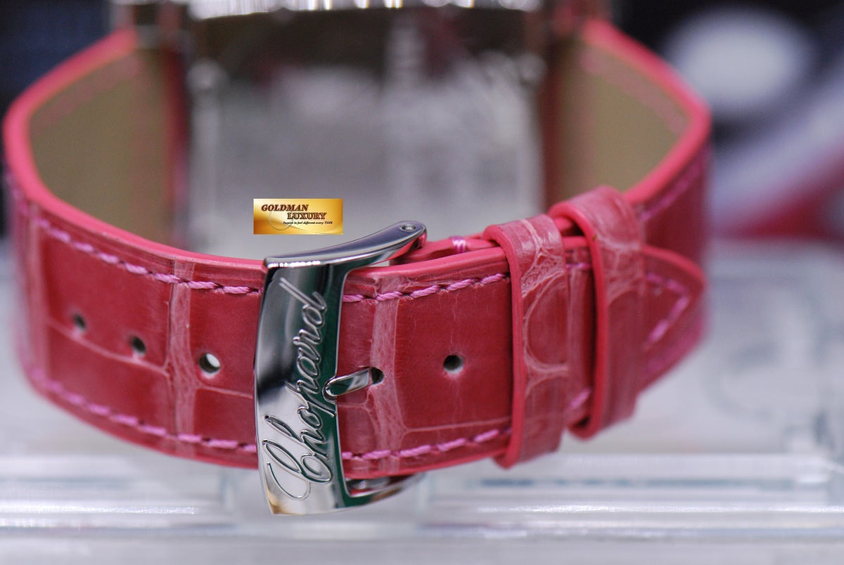 [SOLD] CHOPARD HAPPY SPORT SQUARE XL 5 DIAMOND LADIES QUARTZ (NEAR MINT)