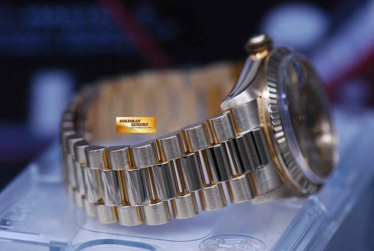 [SOLD] ROLEX OYSTER PERPETUAL DATEJUST 31mm BOYSIZE 18K YELLOW GOLD 6827 (NEAR MINT)