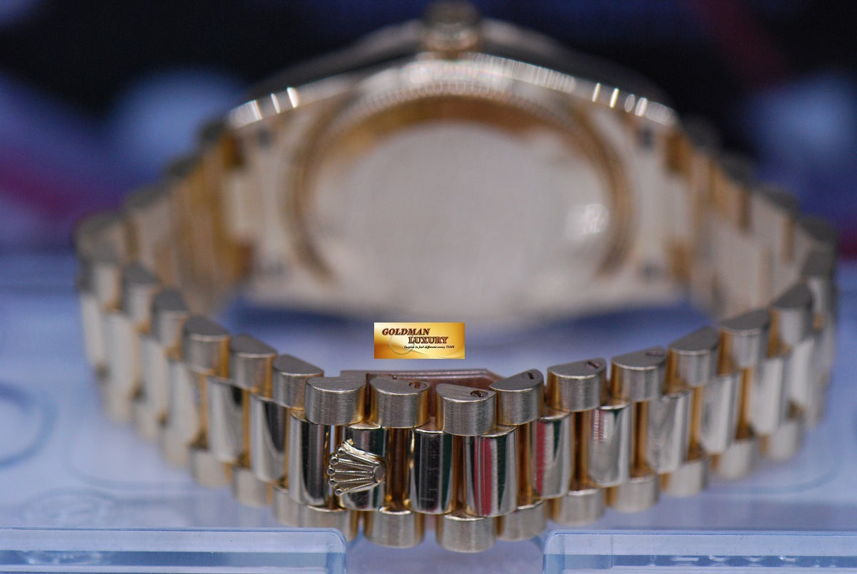 [SOLD] ROLEX OYSTER PERPETUAL DATEJUST 31mm BOYSIZE 18K YELLOW GOLD 6827 (NEAR MINT)