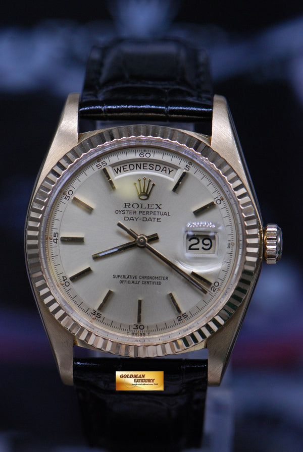[SOLD] ROLEX OYSTER PERPETUAL DATEJUST DAY-DATE PRESIDENT 18K YELLOW GOLD 1803 (NEAR MINT)