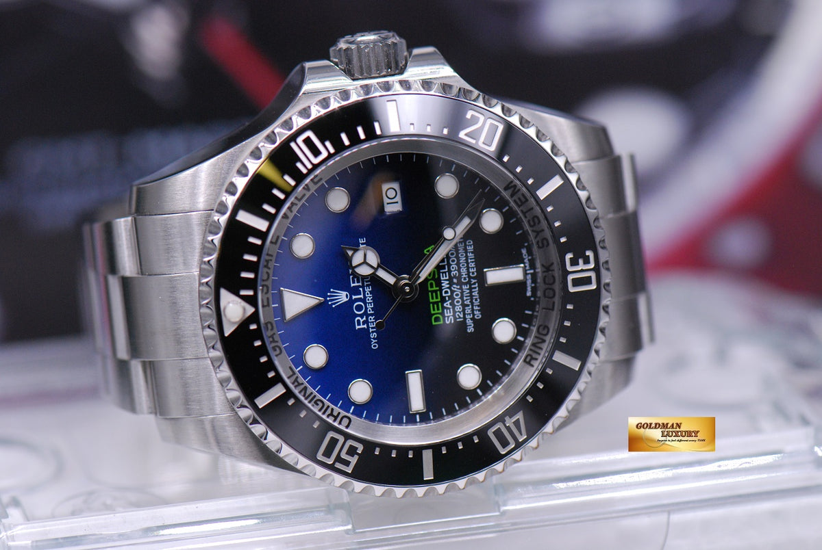 [SOLD] ROLEX OYSTER PERPETUAL DEEPSEA D-BLUE “JAMES CAMERON” 116660 (MINT)