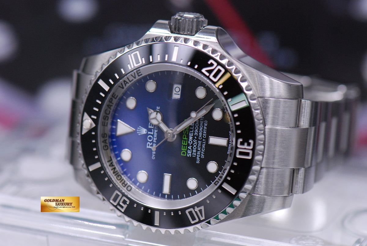 [SOLD] ROLEX OYSTER PERPETUAL DEEPSEA D-BLUE “JAMES CAMERON” 116660 (MINT)