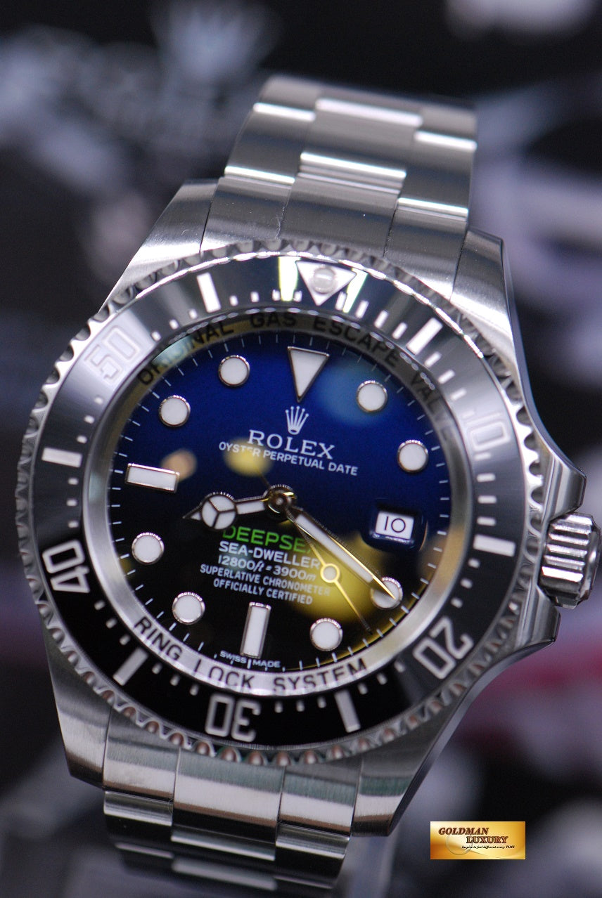 [SOLD] ROLEX OYSTER PERPETUAL DEEPSEA D-BLUE “JAMES CAMERON” 116660 (MINT)
