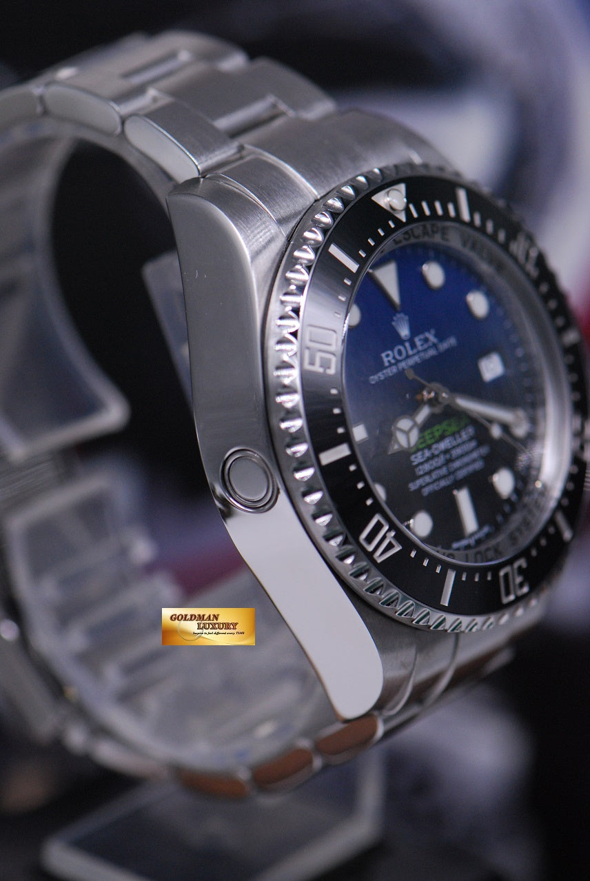 [SOLD] ROLEX OYSTER PERPETUAL DEEPSEA D-BLUE “JAMES CAMERON” 116660 (MINT)