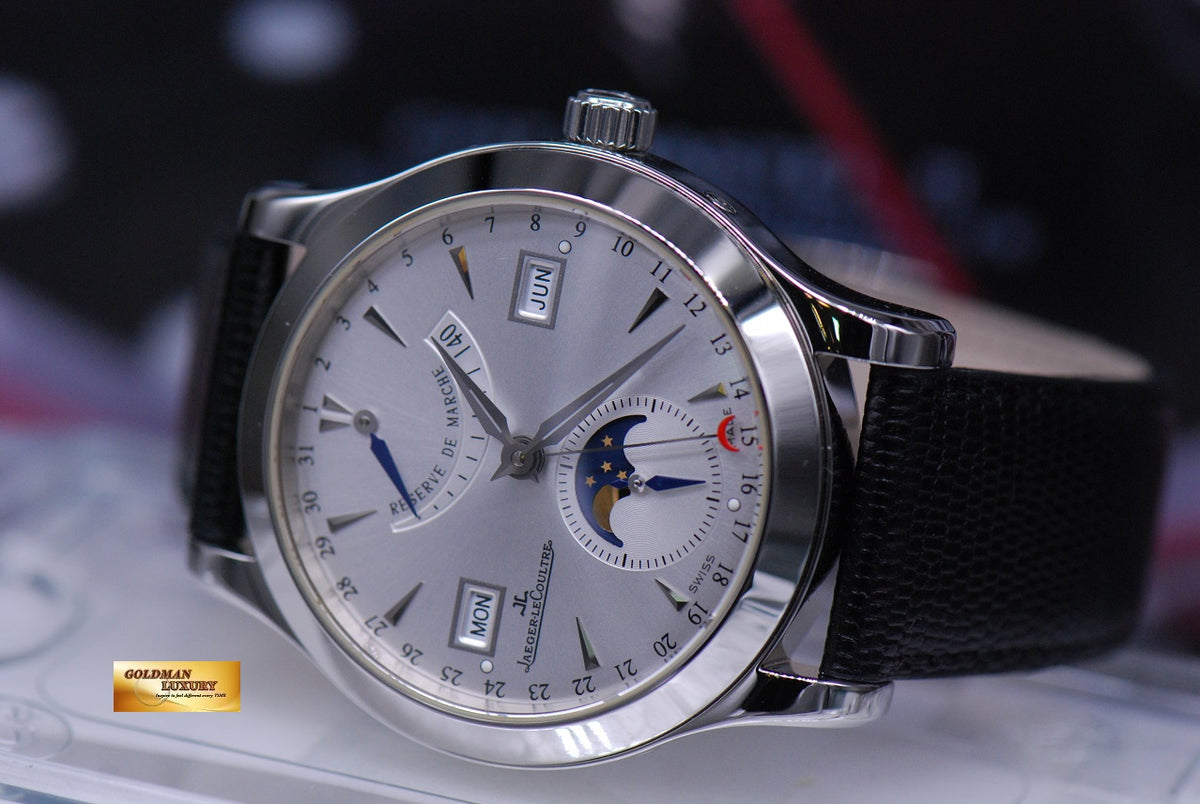 [SOLD] JLC MASTER CONTROL RESERVE De MARCHE MOONPHASE CALENDAR Q151842A (MINT)