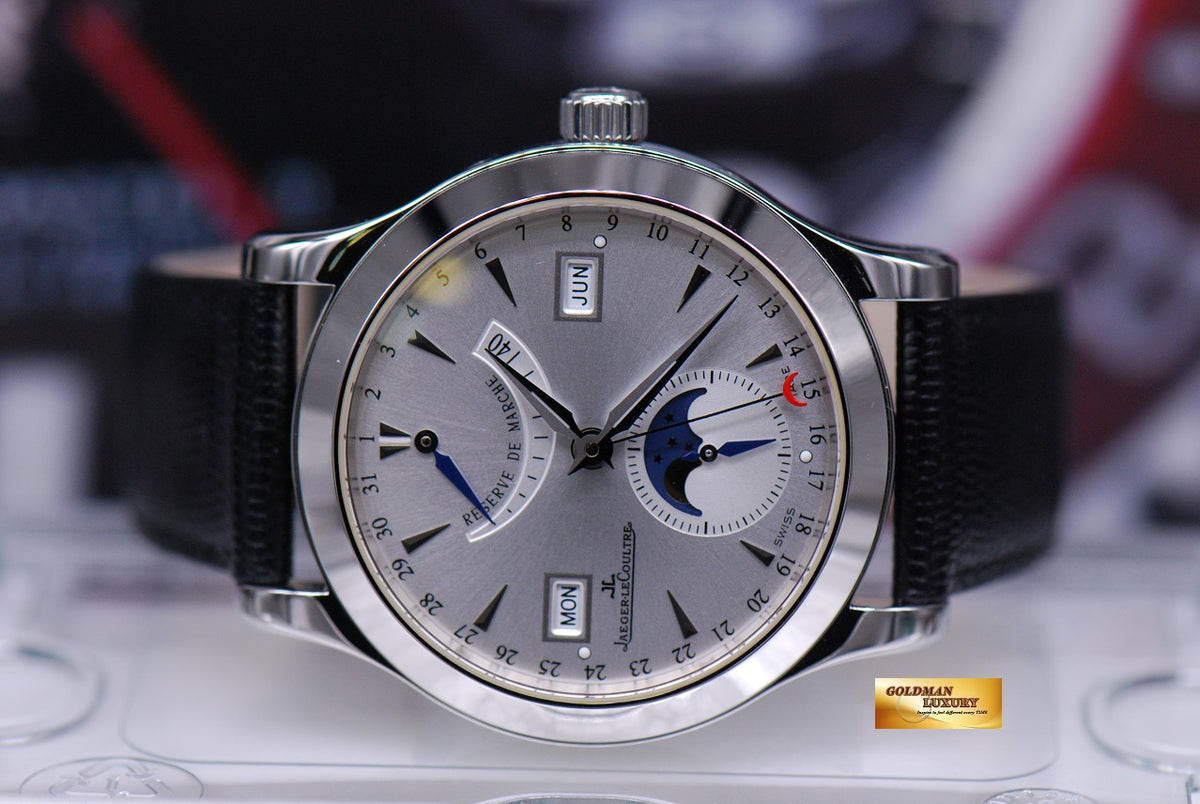 [SOLD] JLC MASTER CONTROL RESERVE De MARCHE MOONPHASE CALENDAR Q151842A (MINT)