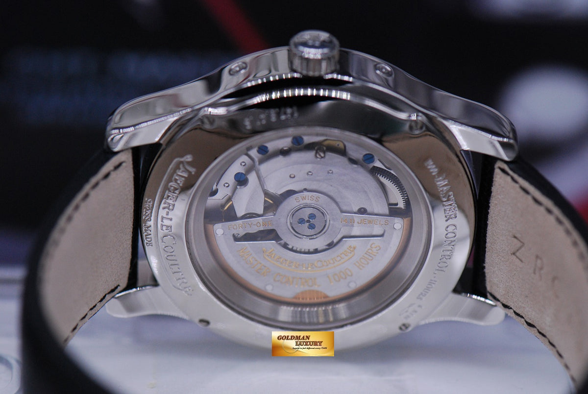 [SOLD] JLC MASTER CONTROL RESERVE De MARCHE MOONPHASE CALENDAR Q151842A (MINT)