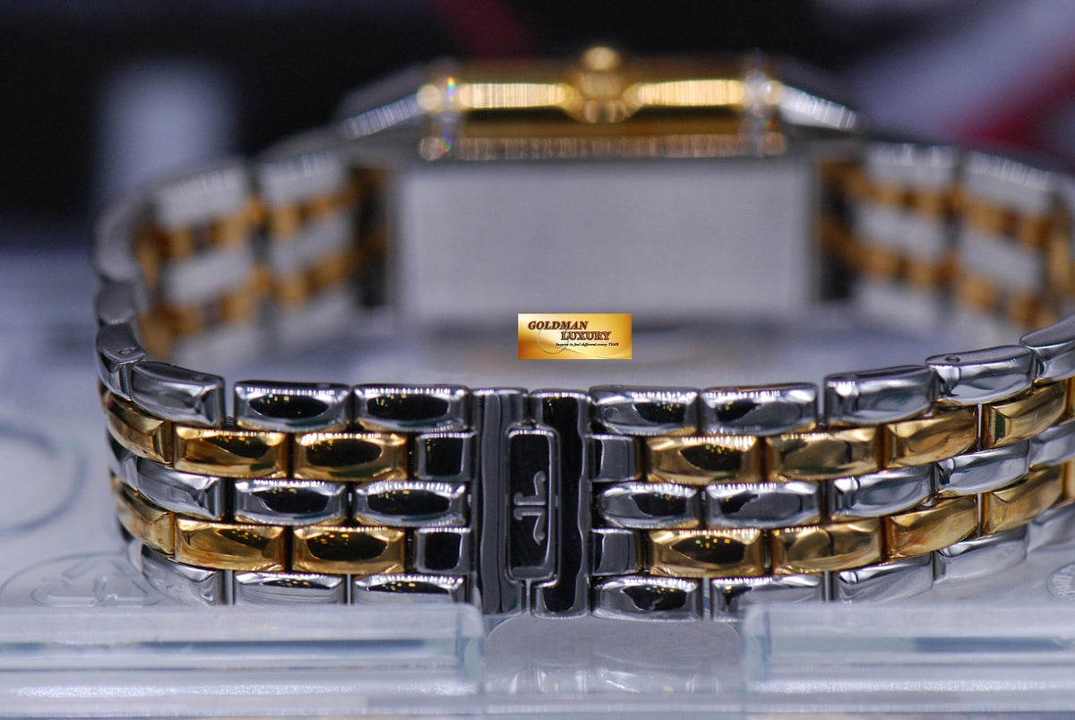 [SOLD] JAEGER Le-COULTRE REVERSO LADIES HALF-GOLD DIAMOND QUARTZ 265.5.08 (NEAR MINT)