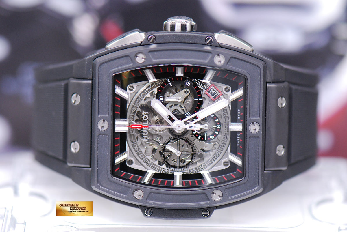 [SOLD] HUBLOT SPIRIT OF BIG BANG BLACK MAGIC CERAMIC AUTOMATIC 601.CI.0173.RX (MINT)