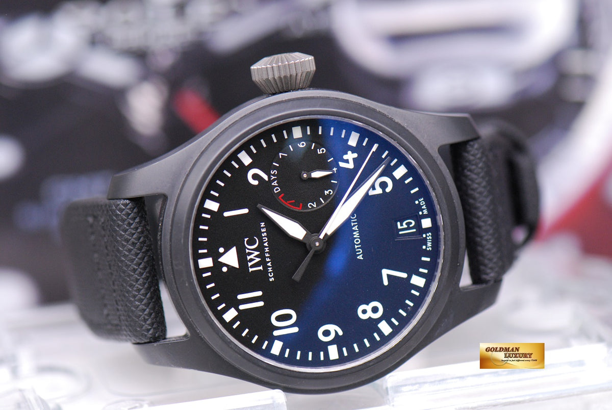 [SOLD] IWC BIG PILOT TOP GUN 46mm CERAMIC 7-DAYS POWER RESERVE AUTOMATIC IW5020-01 (MINT)