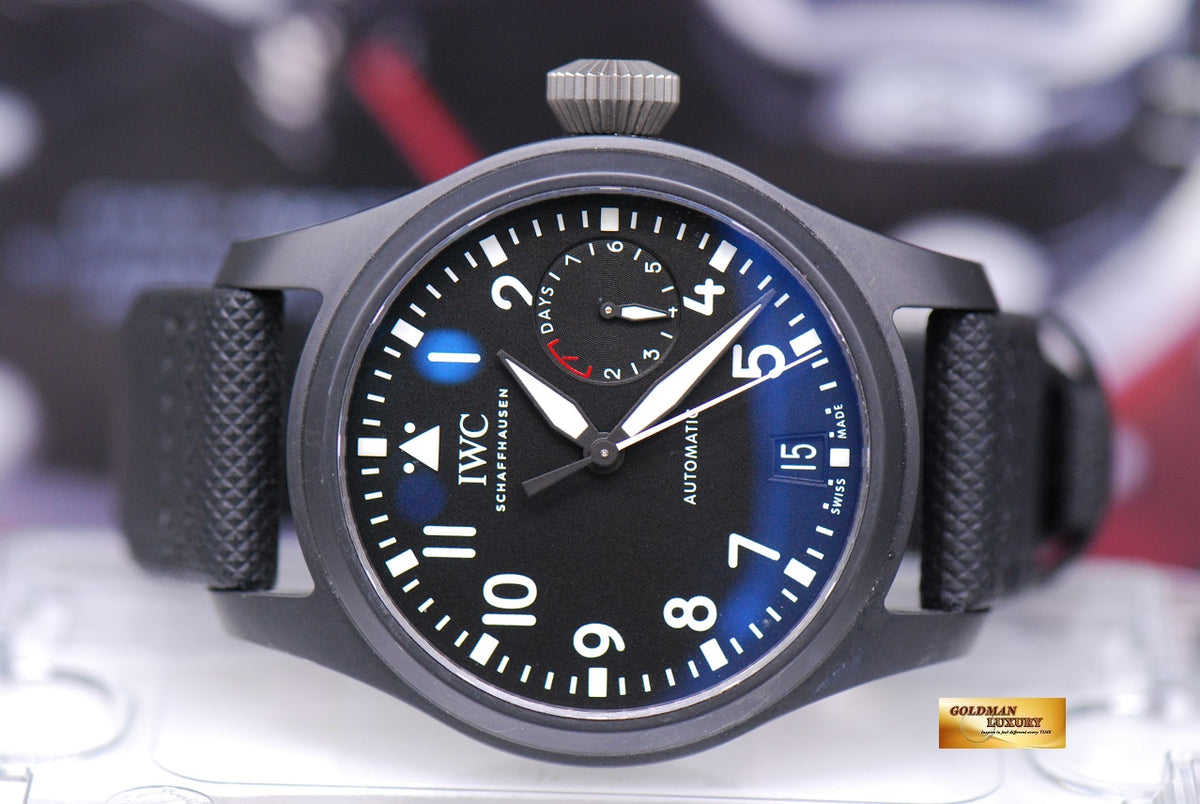 [SOLD] IWC BIG PILOT TOP GUN 46mm CERAMIC 7-DAYS POWER RESERVE AUTOMATIC IW5020-01 (MINT)