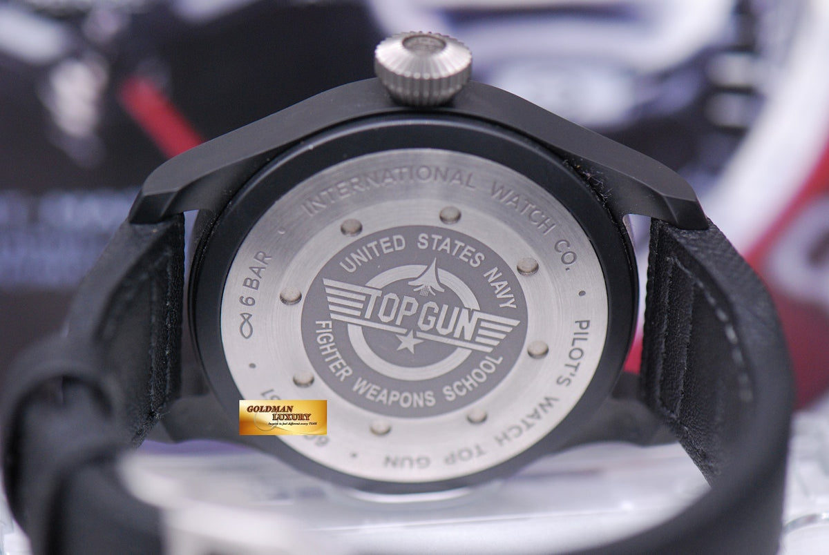 [SOLD] IWC BIG PILOT TOP GUN 46mm CERAMIC 7-DAYS POWER RESERVE AUTOMATIC IW5020-01 (MINT)