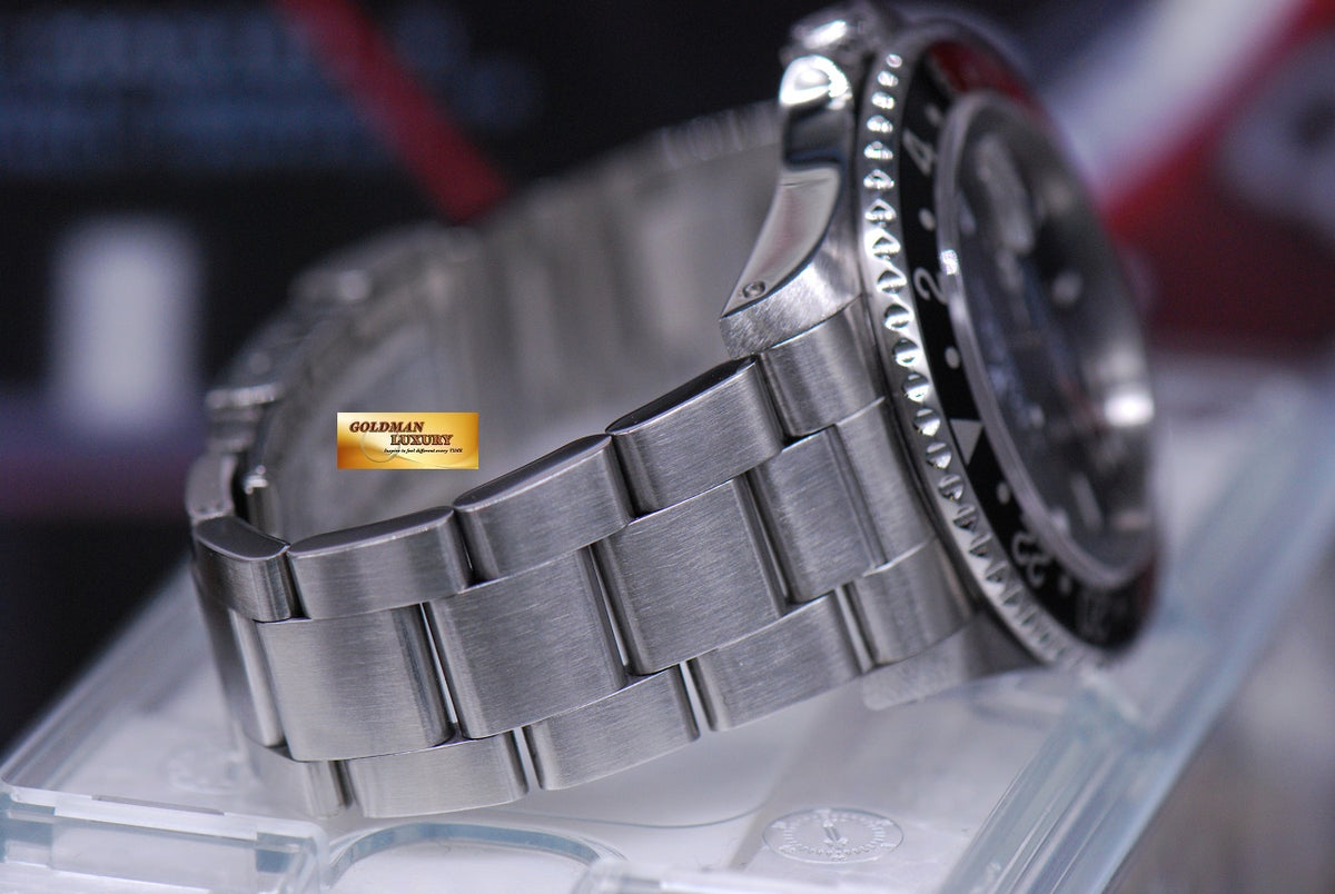 [SOLD] ROLEX OYSTER PERPETUAL GMT-MASTER II COKE BEZEL AUTOMATIC 16710 (MINT)
