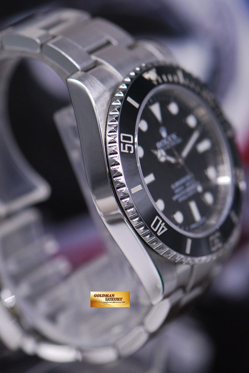 [SOLD] ROLEX OYSTER PERPETUAL SUBMARINER NO-DATE CERAMIC BEZEL 114060 (NEAR MINT)