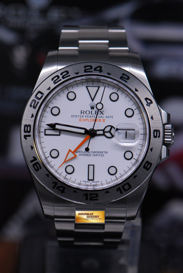 [SOLD] ROLEX OYSTER PERPETUAL EXPLORER II 42mm WHITE AUTOMATIC (MINT)