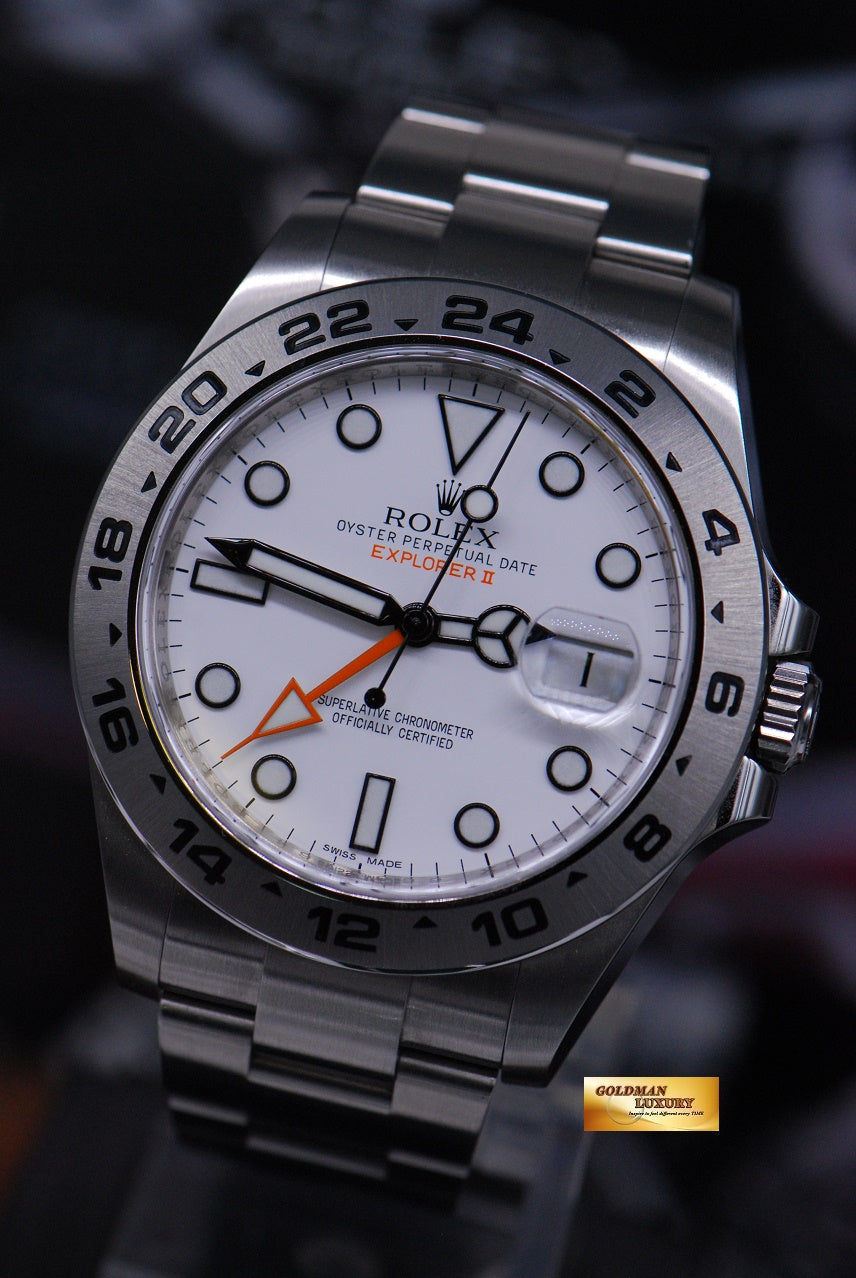 [SOLD] ROLEX OYSTER PERPETUAL EXPLORER II 42mm WHITE AUTOMATIC (MINT)