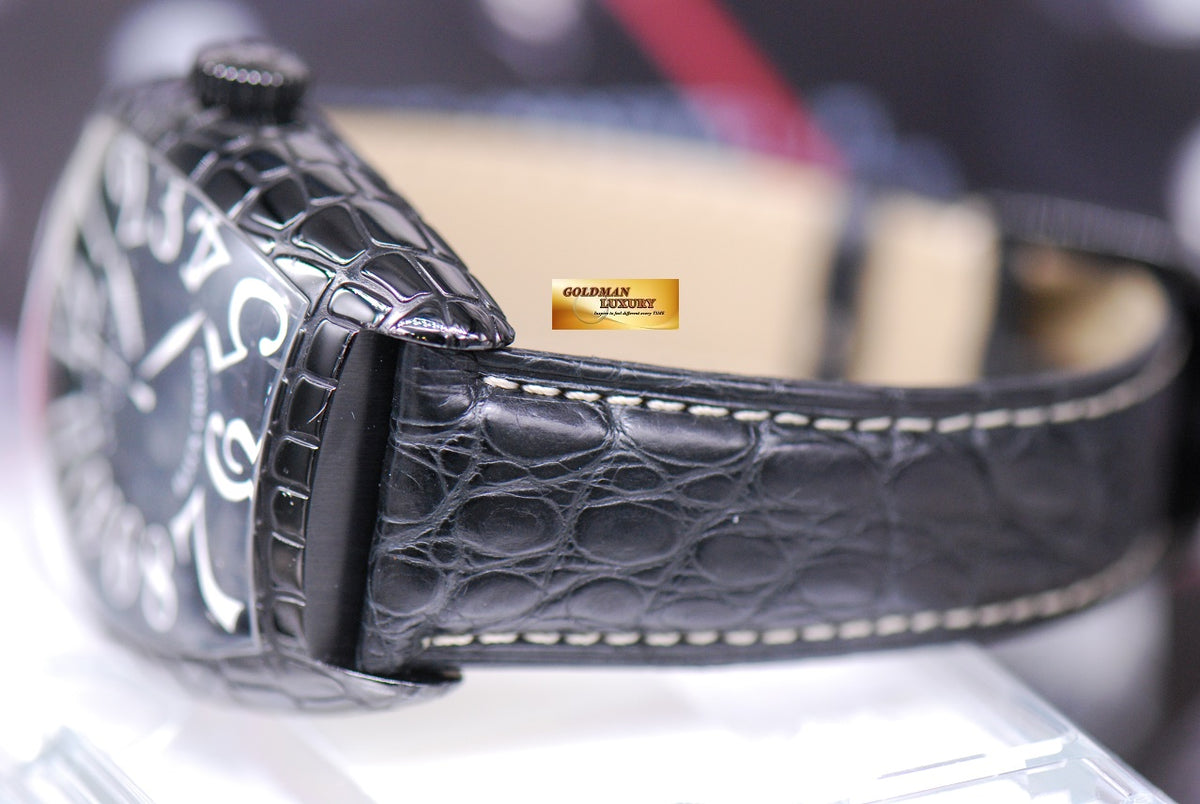 [SOLD] FRANCK MULLER BLACK CROCO AUTOMATIC 8880 SC BLK CRO (NEAR MINT)