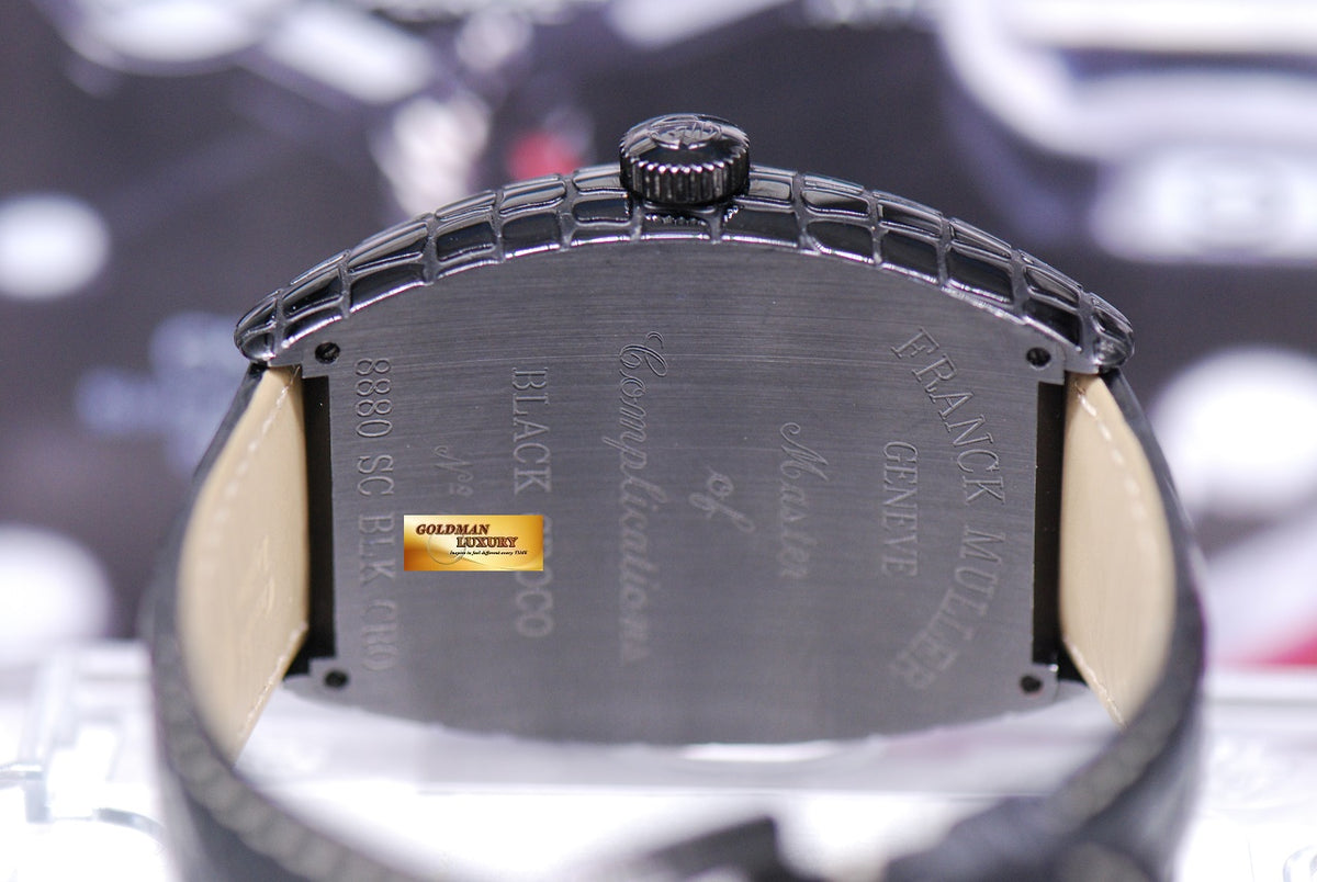 [SOLD] FRANCK MULLER BLACK CROCO AUTOMATIC 8880 SC BLK CRO (NEAR MINT)